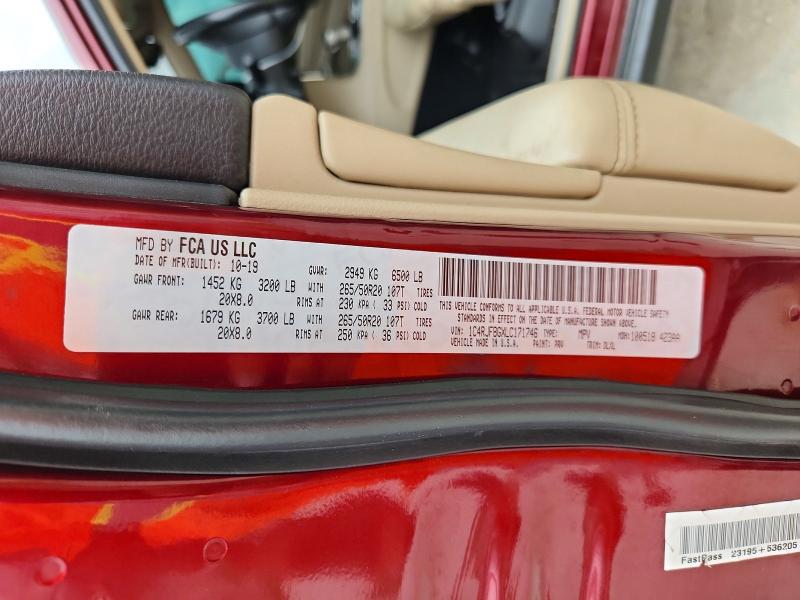 Продаж на аукціоні авто 2020 Jeep Grand Cherokee, vin: 1C4RJFBGXLC171746, номер лоту: 64100366
