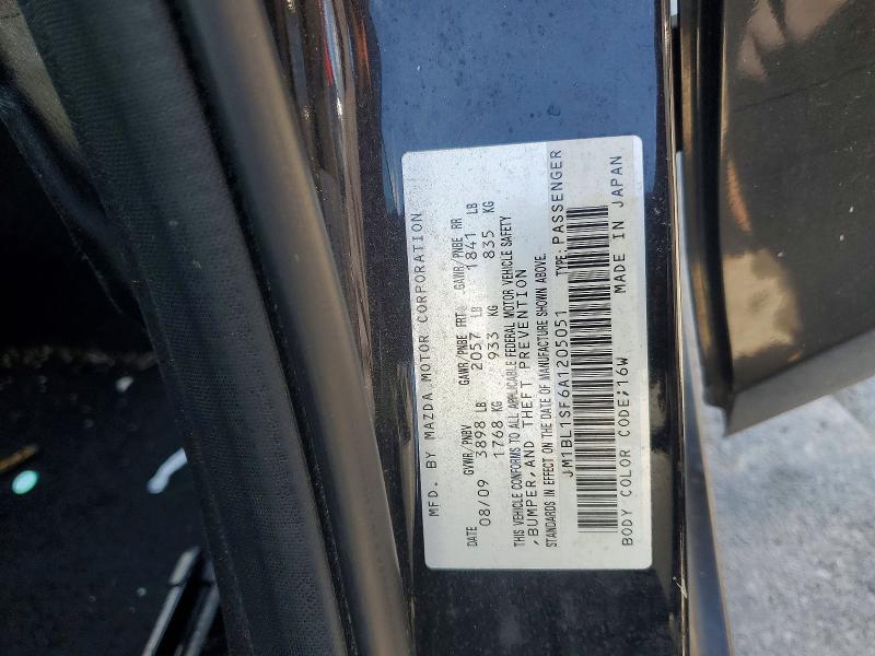 65259436 :رقم المزاد ، JM1BL1SF6A1205051 vin ، 2010 Mazda 3 مزاد بيع