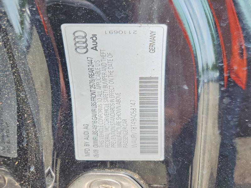 Продажа на аукционе авто 2009 Audi S5, vin: WAURV78T49A058147, номер лота: 63918916