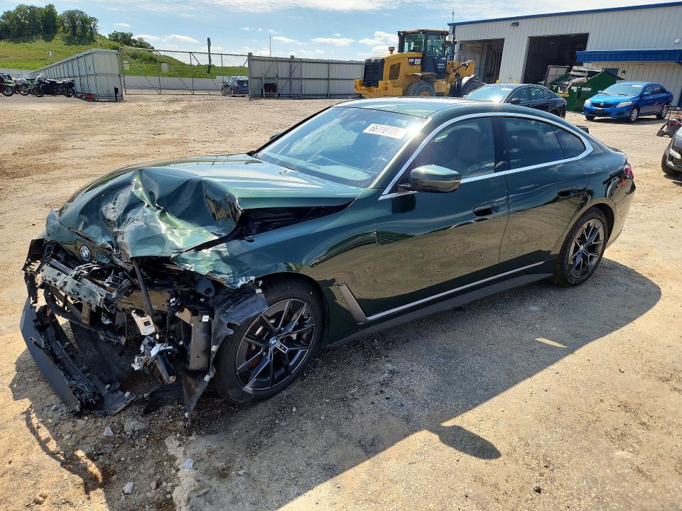 2023 Bmw I4 მანქანა იყიდება აუქციონზე, vin: WBY73AW06PFN72831, აუქციონის ნომერი: 66110186