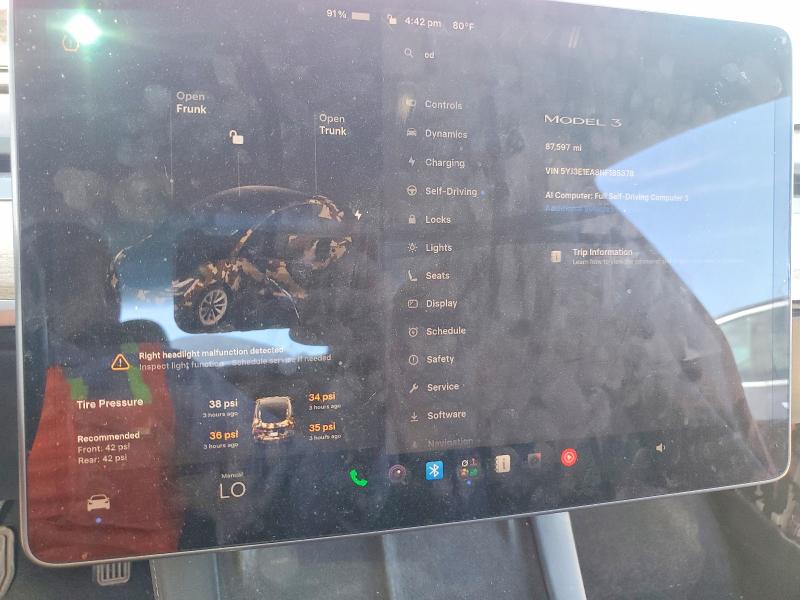 Продажа на аукционе авто 2022 Tesla Model 3, vin: 5YJ3E1EA8NF185378, номер лота: 67373196