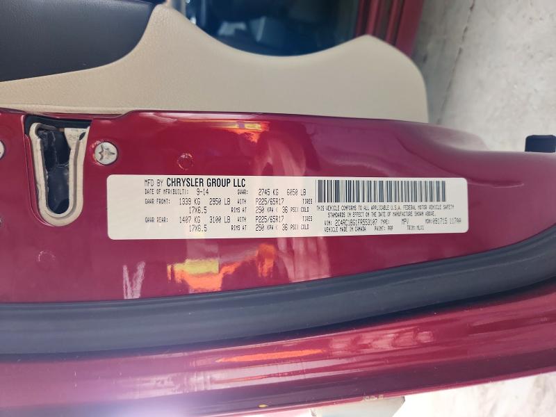 Aukcja sprzedaży 2015 Chrysler Town & Country, vin: 2C4RC1BG1FR553107, numer aukcji: 66638216