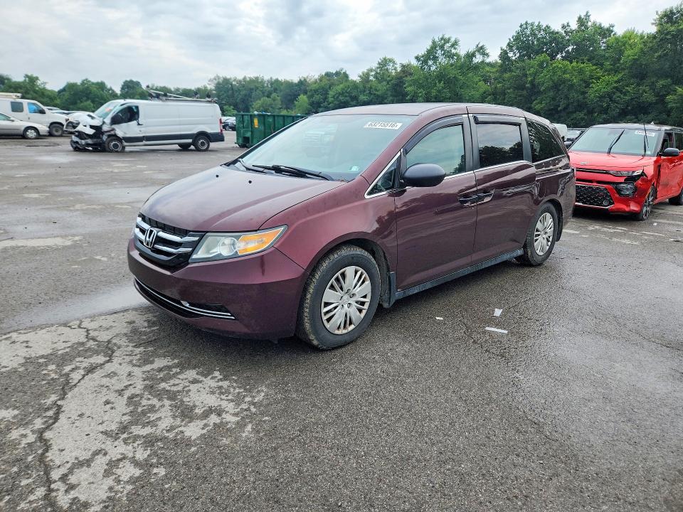 63215516 :رقم المزاد ، 5FNRL5H21EB008814 vin ، 2014 Honda Odyssey مزاد بيع