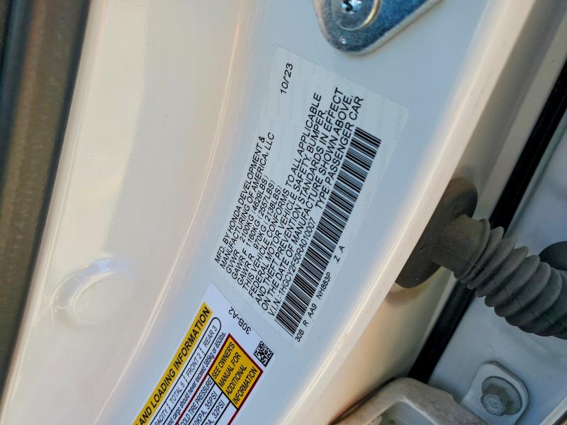 Продажа на аукционе авто 2024 Honda Accord, vin: 1HGCY2F50RA010007, номер лота: 67259196