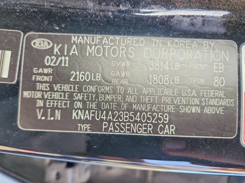 Продаж на аукціоні авто 2011 Kia Forte, vin: KNAFU4A23B5405259, номер лоту: 64584566