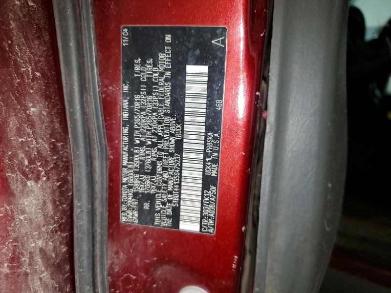 Aukcja sprzedaży 2005 Toyota Tundra, vin: 5TBDT44135S475237, numer aukcji: 64002406
