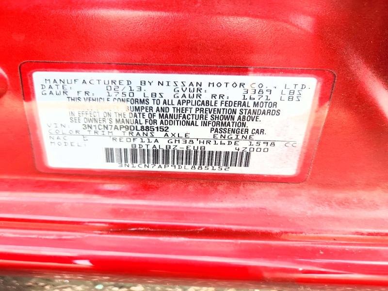 Продаж на аукціоні авто 2013 Nissan Versa, vin: 3N1CN7AP9DL885152, номер лоту: 66456276