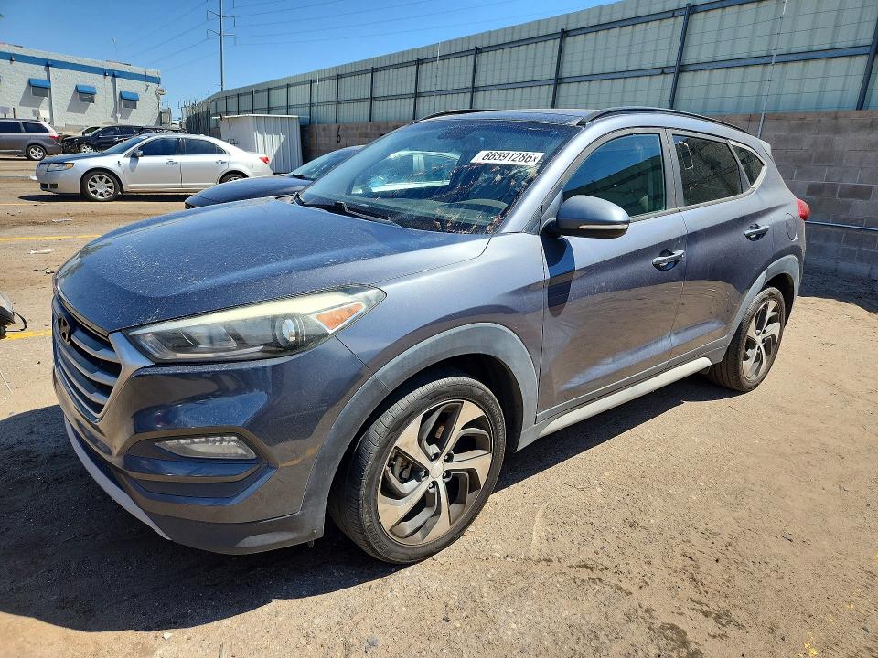 2018 Hyundai Tucson მანქანა იყიდება აუქციონზე, vin: KM8J33A27JU837251, აუქციონის ნომერი: 66591286