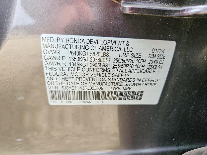 Продаж на аукціоні авто 2024 Acura Mdx, vin: 5J8YE1H43RL023609, номер лоту: 64737976