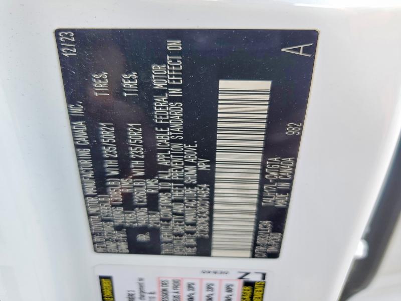 63926196 :رقم المزاد ، 2T2BCMEA3RC014854 vin ، 2024 Lexus Rx مزاد بيع