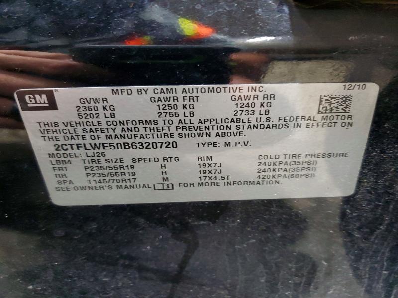 Aukcja sprzedaży 2011 Gmc Terrain, vin: 2CTFLWE50B6320720, numer aukcji: 63890686
