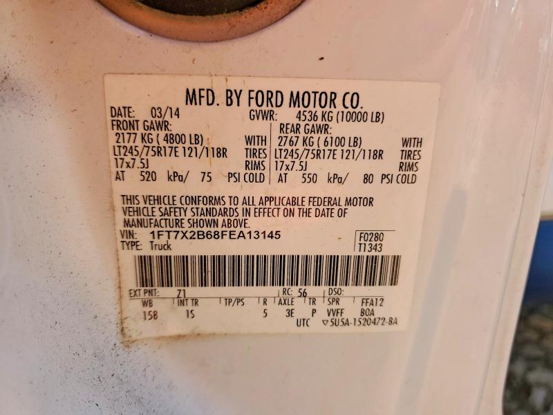 Продажа на аукционе авто 2015 Ford F250, vin: 1FT7X2B68FEA13145, номер лота: 65358906