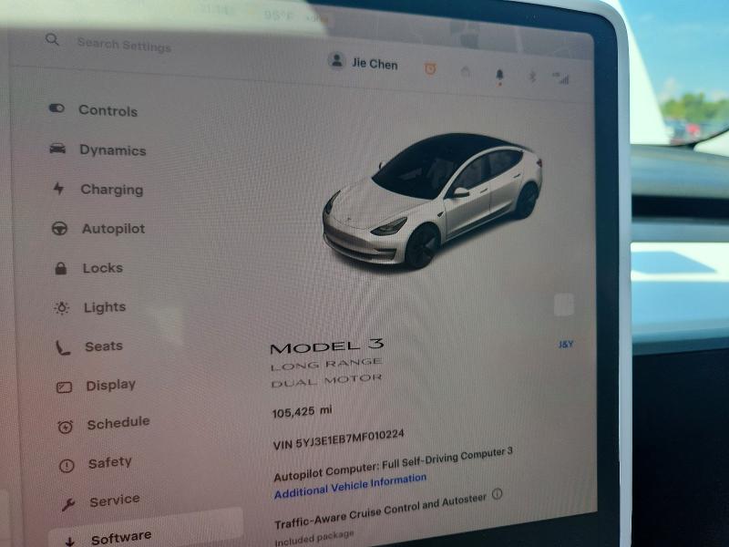 2021 Tesla Model 3 მანქანა იყიდება აუქციონზე, vin: 5YJ3E1EB7MF010224, აუქციონის ნომერი: 64622736