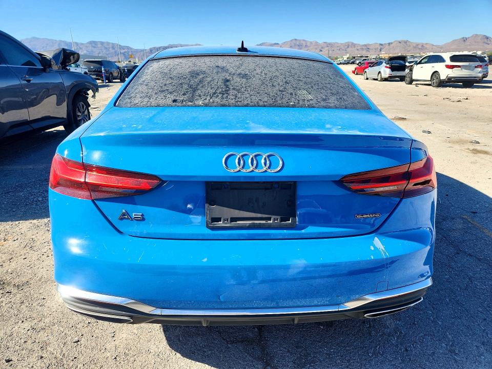 Продаж на аукціоні авто 2022 Audi A5, vin: WAUSAAF58NA023748, номер лоту: 63527616