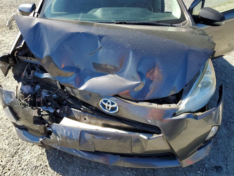 2013 Toyota Prius C მანქანა იყიდება აუქციონზე, vin: JTDKDTB3XD1041144, აუქციონის ნომერი: 64757216