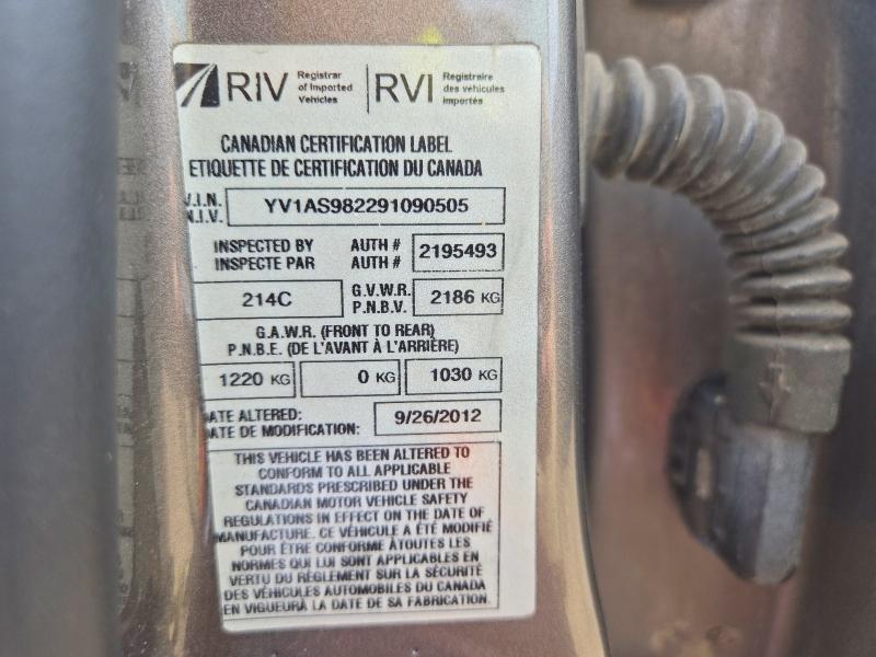 Продаж на аукціоні авто 2009 Volvo S80, vin: YV1AS982291090505, номер лоту: 64931736