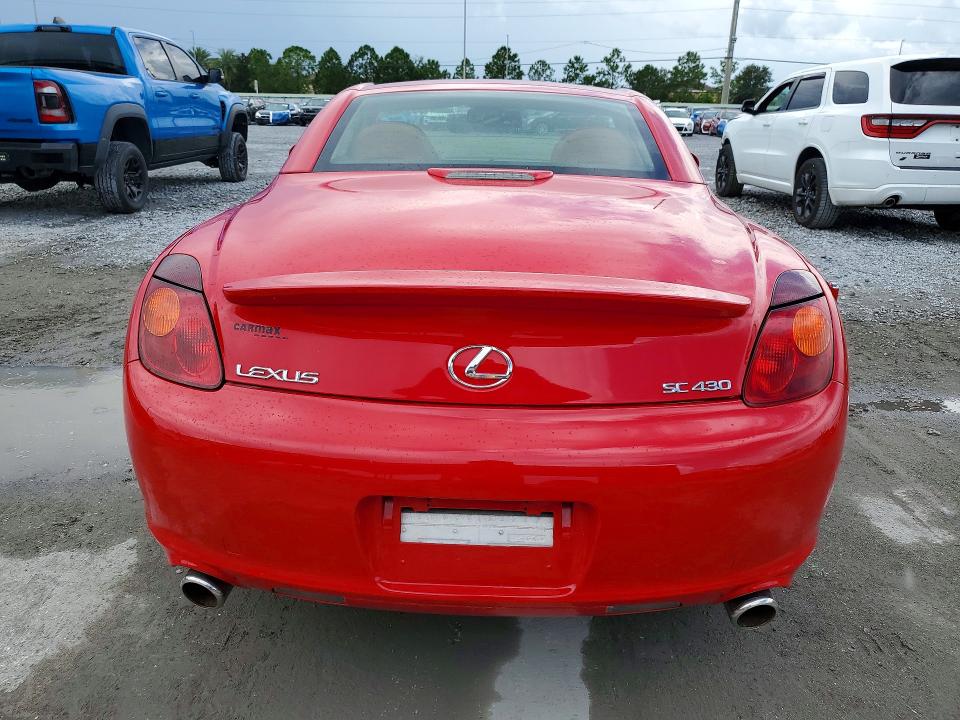 65653826 :رقم المزاد ، JTHFN48YX50064002 vin ، 2005 Lexus Sc مزاد بيع