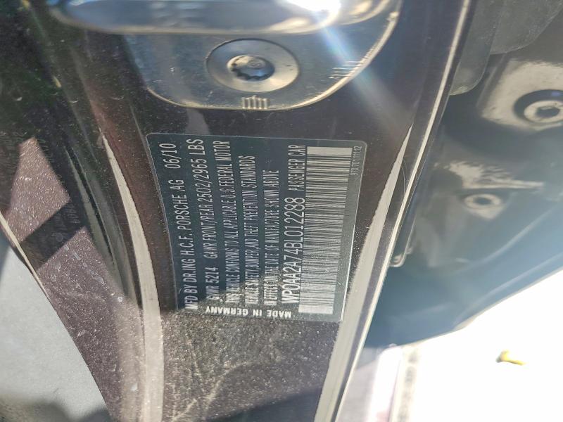 Aukcja sprzedaży 2011 Porsche Panamera, vin: WP0AA2A74BL012288, numer aukcji: 64450846