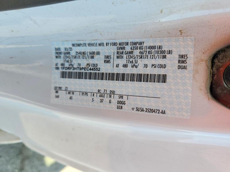 2023 Ford F350 მანქანა იყიდება აუქციონზე, vin: 1FDRF3HT9PEC44552, აუქციონის ნომერი: 64454216