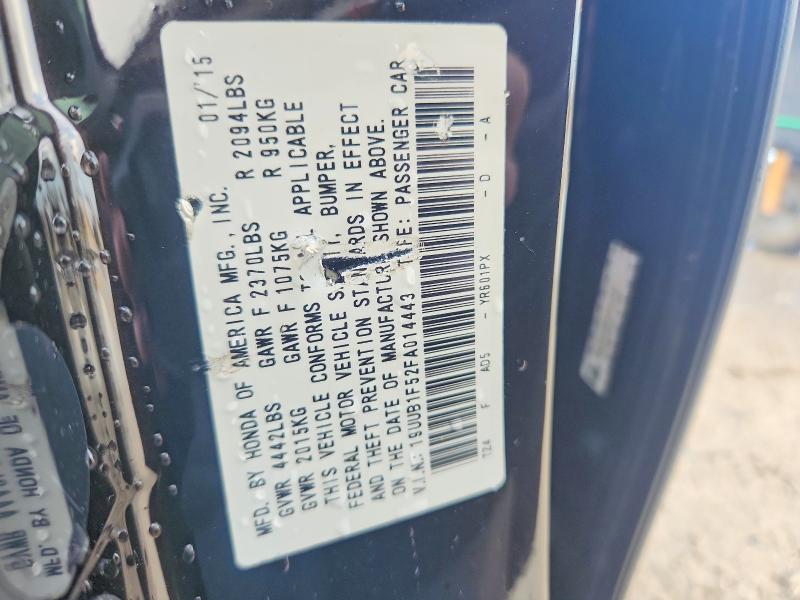 Продаж на аукціоні авто 2015 Acura Tlx, vin: 19UUB1F52FA014443, номер лоту: 64036216
