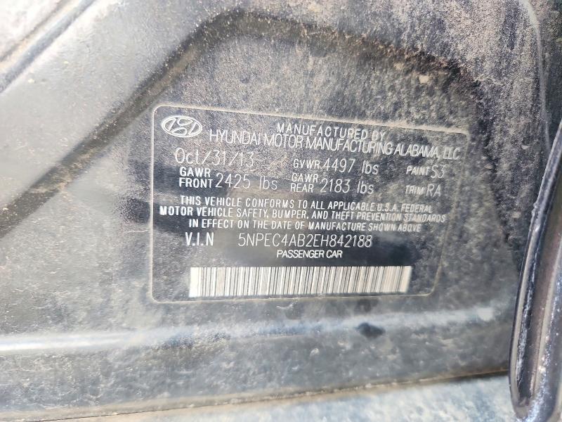 Продаж на аукціоні авто 2014 Hyundai Sonata, vin: 5NPEC4AB2EH842188, номер лоту: 66504766