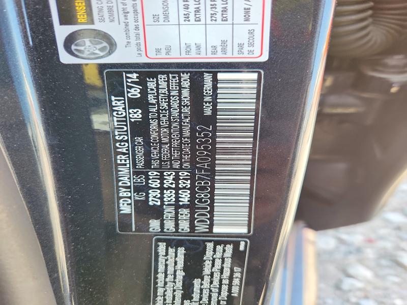 Aukcja sprzedaży 2015 Mercedes-benz S, vin: WDDUG8CB7FA095352, numer aukcji: 66270876