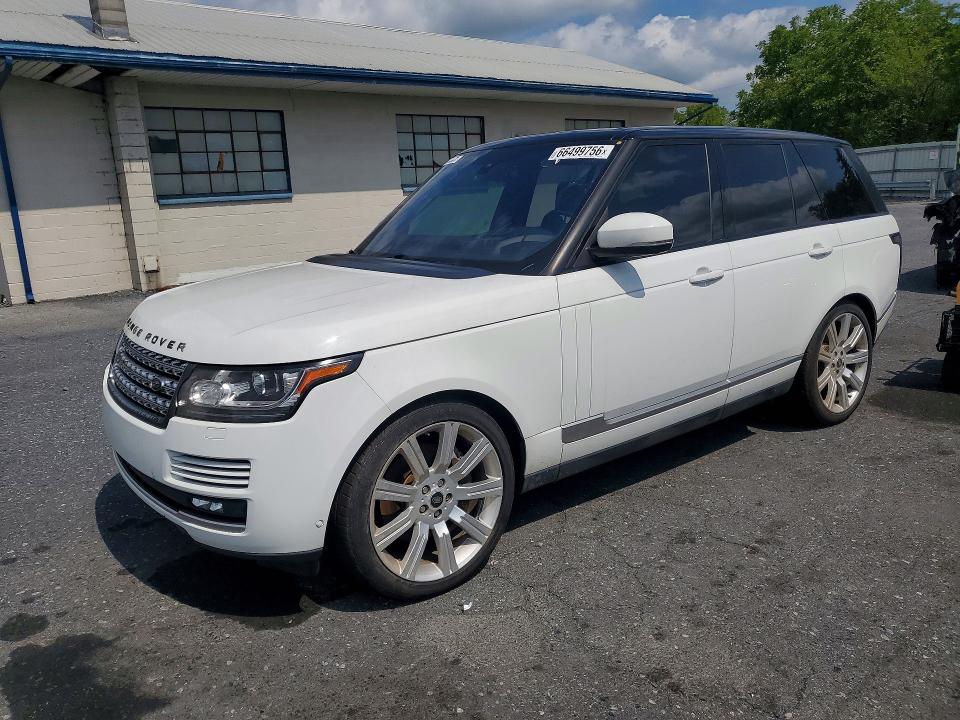 2016 Land Rover Range Rover მანქანა იყიდება აუქციონზე, vin: SALGS2EF9GA301462, აუქციონის ნომერი: 66499756