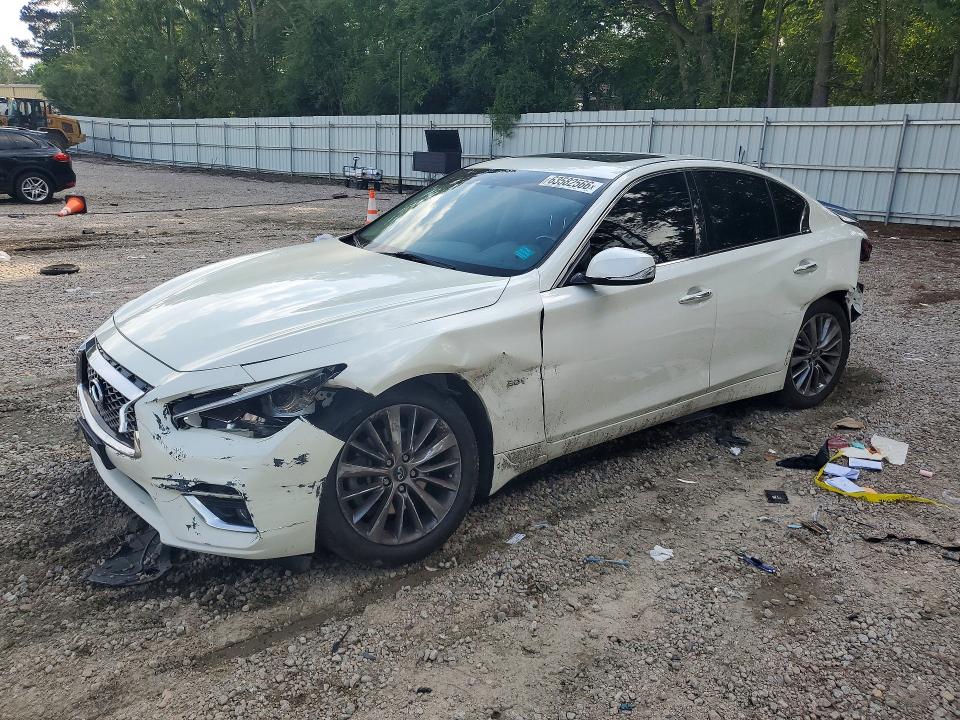 63582566 :رقم المزاد ، JN1EV7AR3JM430731 vin ، 2018 Infiniti Q50 مزاد بيع