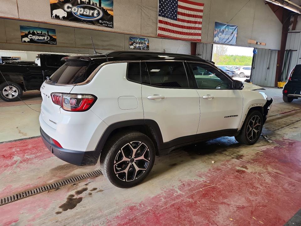 66496136 :رقم المزاد ، 3C4NJDCN4ST555525 vin ، 2025 Jeep Compass مزاد بيع
