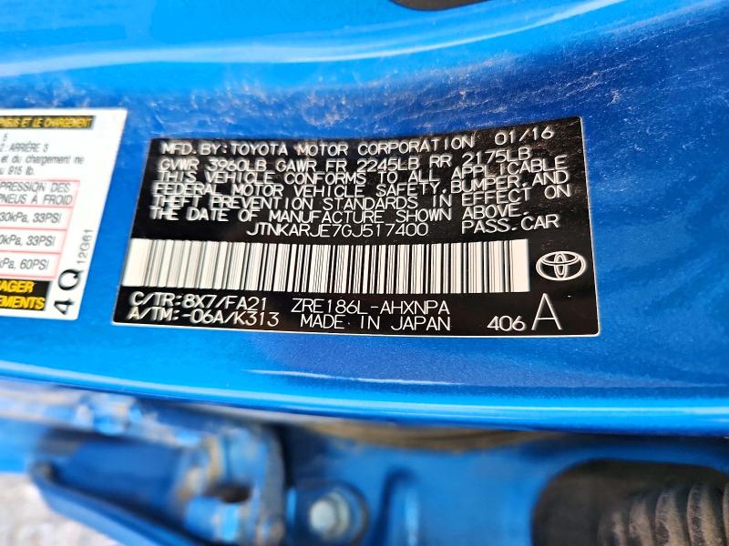 Продажа на аукционе авто 2016 Scion Im, vin: JTNKARJE7GJ517400, номер лота: 66755616