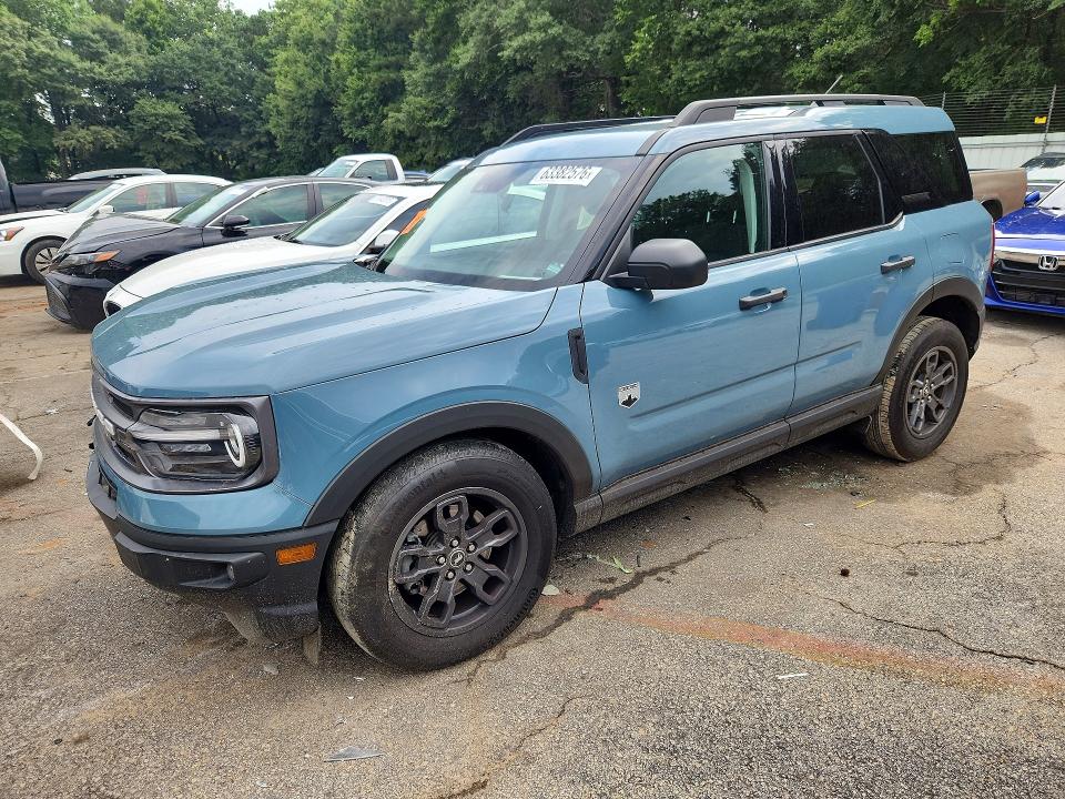 63382576 :رقم المزاد ، 3FMCR9B60NRE17520 vin ، 2022 Ford Bronco Sport مزاد بيع