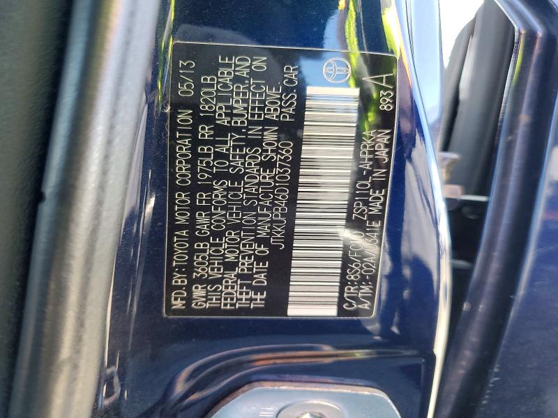 Aukcja sprzedaży 2013 Scion Xd, vin: JTKKUPB46D1037360, numer aukcji: 64449656
