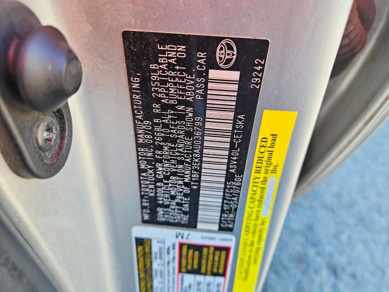 Aukcja sprzedaży 2010 Toyota Camry, vin: 4T1BF3EK8AU036799, numer aukcji: 64587896