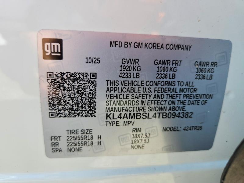 Продаж на аукціоні авто 2026 Buick Encore Gx, vin: KL4AMBSL4TB094382, номер лоту: 63473326
