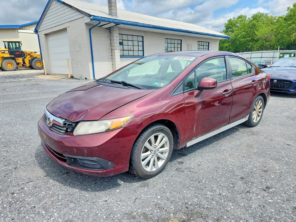 2012 Honda Civic მანქანა იყიდება აუქციონზე, vin: JHMFB2F87CS003403, აუქციონის ნომერი: 65360636