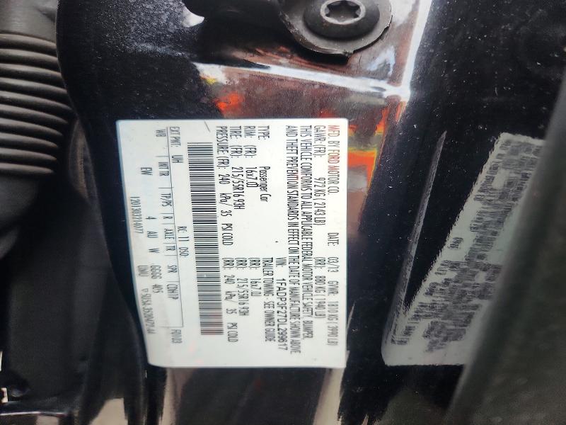 66738296 :رقم المزاد ، 1FADP3F27DL299617 vin ، 2013 Ford Focus مزاد بيع