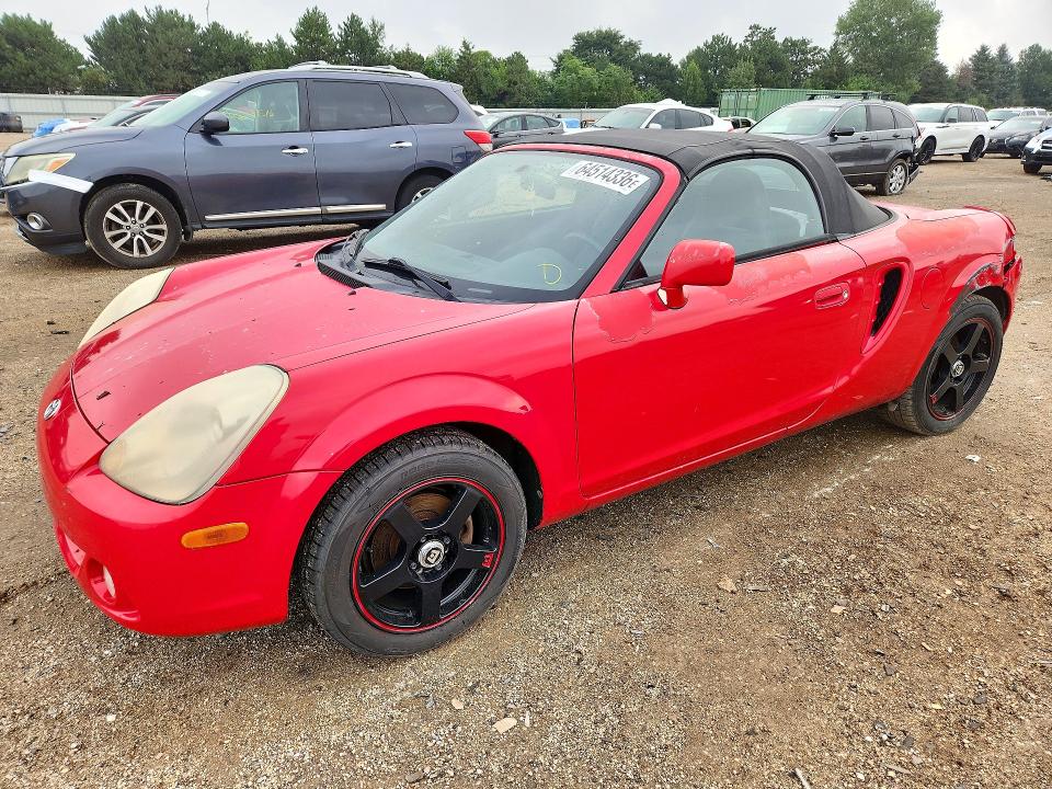 64514336 :رقم المزاد ، JTDFR320730064250 vin ، 2003 Toyota Mr2 Spyder مزاد بيع