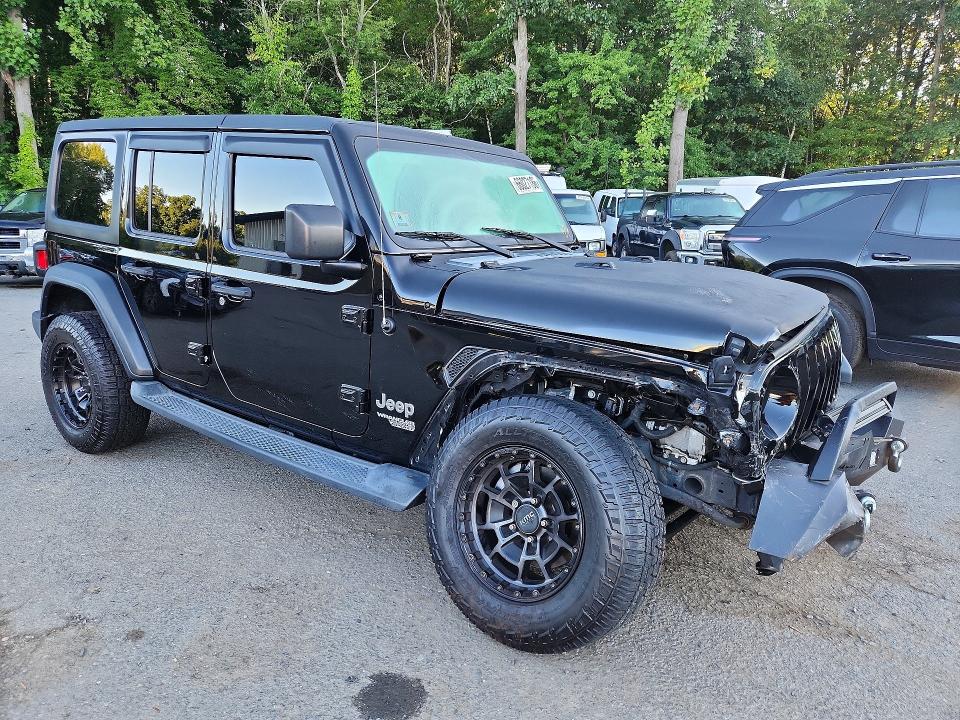 2018 Jeep Wrangler Unlimited მანქანა იყიდება აუქციონზე, vin: 1C4HJXDGXJW220955, აუქციონის ნომერი: 66027186