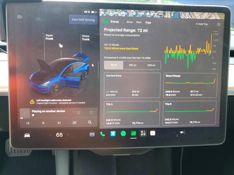 64075996 :رقم المزاد ، 5YJ3E1EAXPF608545 vin ، 2023 Tesla Model 3 مزاد بيع