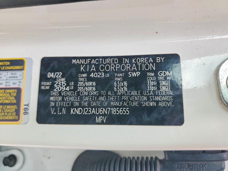 Продаж на аукціоні авто 2022 Kia Soul, vin: KNDJ23AU6N7185655, номер лоту: 63935726