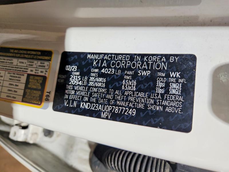 Aukcja sprzedaży 2023 Kia Soul, vin: KNDJ23AU0P7877249, numer aukcji: 63602546