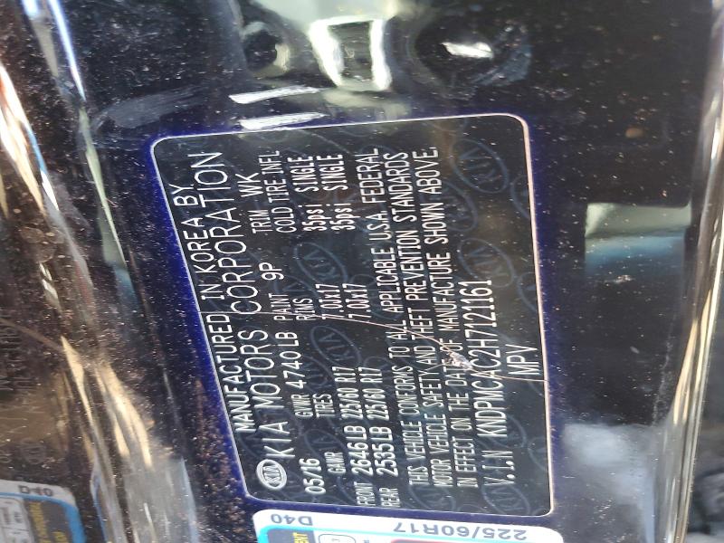 65732656 :رقم المزاد ، KNDPMCAC2H7121161 vin ، 2017 Kia Sportage مزاد بيع