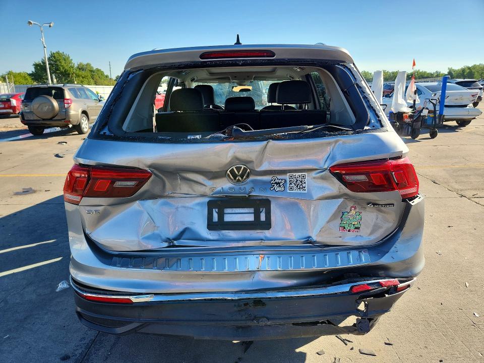 2022 Volkswagen Tiguan მანქანა იყიდება აუქციონზე, vin: 3VV2B7AX9NM149147, აუქციონის ნომერი: 65854016