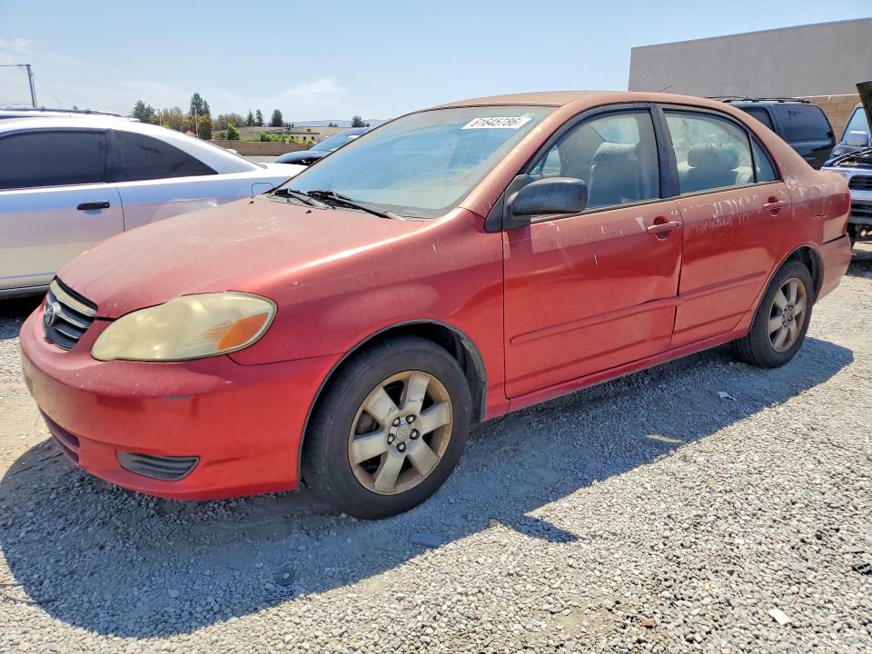 Продажа на аукционе авто 2003 Toyota Corolla, vin: JTDBR32E930046813, номер лота: 61645786