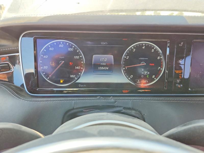 2017 Mercedes-benz S მანქანა იყიდება აუქციონზე, vin: WDDXK8CB3HA019349, აუქციონის ნომერი: 66753076