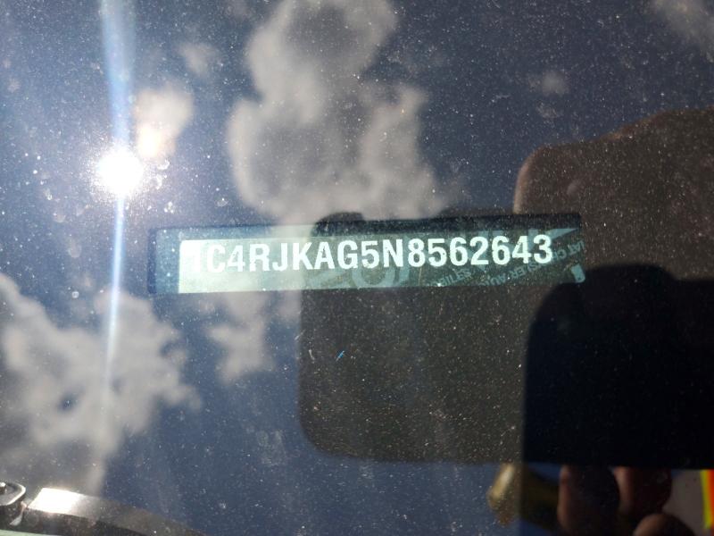 Продаж на аукціоні авто 2022 Jeep Grand Cherokee, vin: 1C4RJKAG5N8562643, номер лоту: 65526346