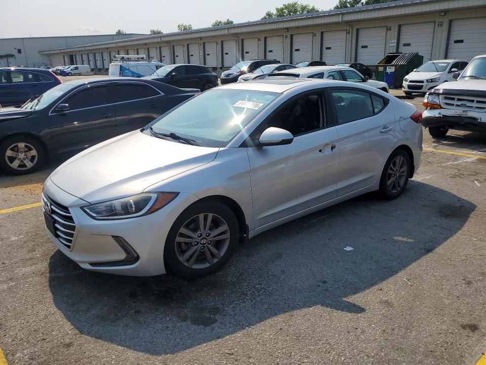 64625086 :رقم المزاد ، 5NPD84LF7JH341384 vin ، 2018 Hyundai Elantra مزاد بيع
