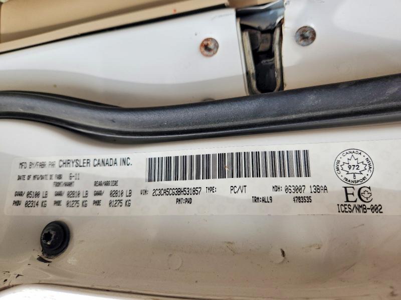 Продажа на аукционе авто 2011 Chrysler 300, vin: 2C3CA5CG3BH531857, номер лота: 65616566