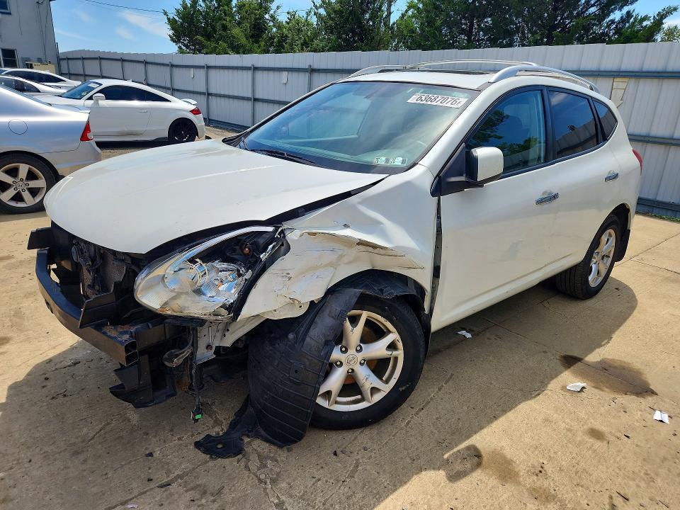 63687076 :رقم المزاد ، JN8AS5MV5AW104519 vin ، 2010 Nissan Rogue مزاد بيع