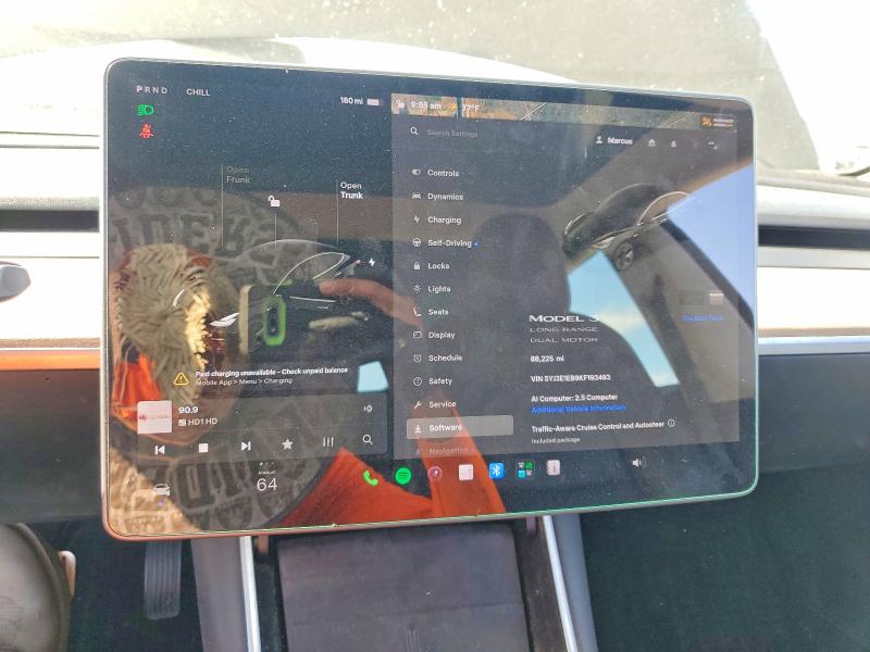 Aukcja sprzedaży 2019 Tesla Model 3, vin: 5YJ3E1EB9KF193493, numer aukcji: 65929616